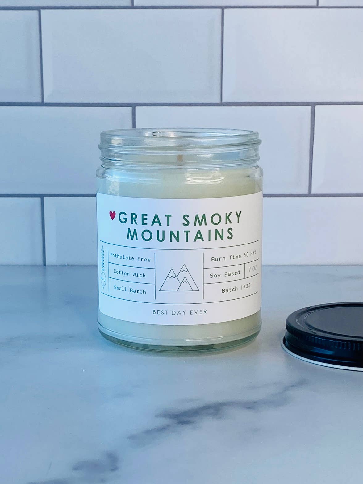 Rambling Caravan - Wholesale Jar/Filled Candle - Great Smoky Mountains National Park Candle2