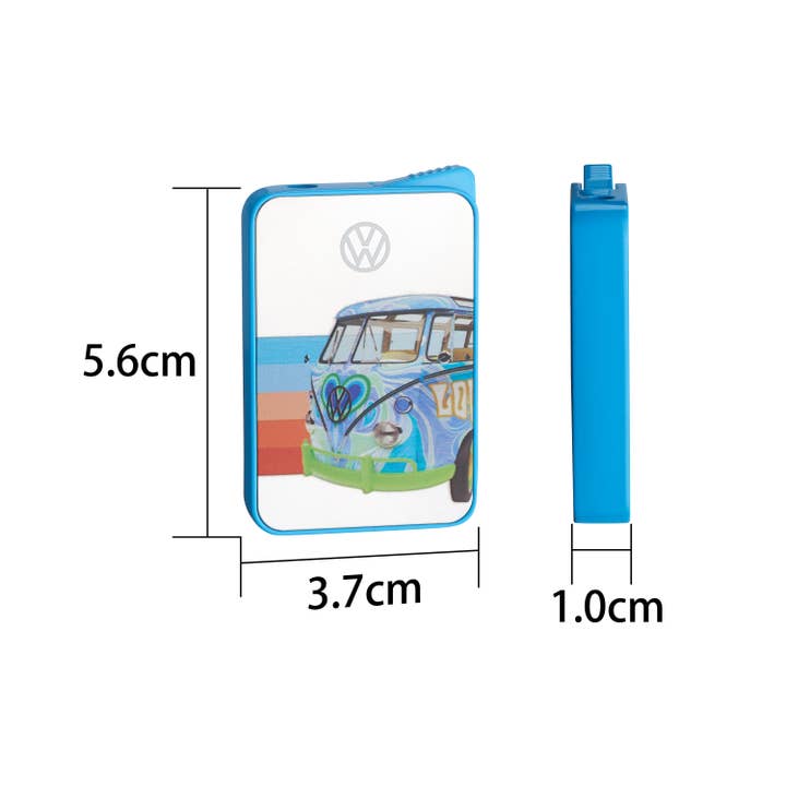 Champ by Polyflame - Vendita all'ingrosso Accendini - VOLKSWAGEN, Accendino in metallo, display da 8 pezzi, cilindrico