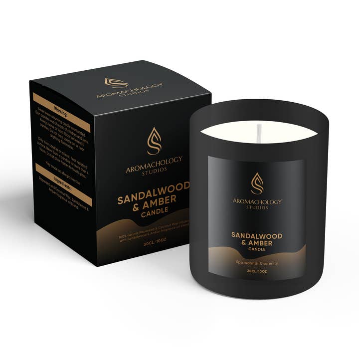 Vela de Aceite Perfumado de Sándalo y Ámbar para venta al por mayor de Aromachology Studios
