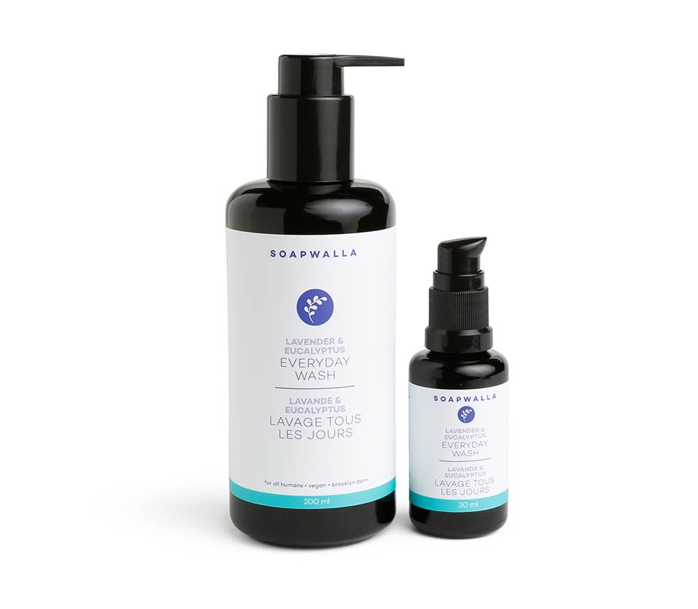 Soapwalla - Wholesale Body Wash/Shower Gel - Lavender & Eucalyptus Everyday Wash, 200ml1