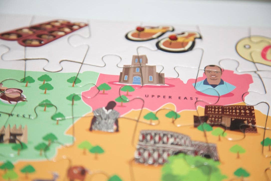 Very Puzzled – wholesale Puzzle – Child – Ghana Map Jigsaw Puzzle5
