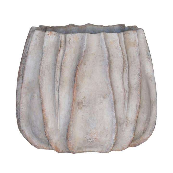 Concrete Lucid Planter, Wide for wholesale by Blue Ocean Traders