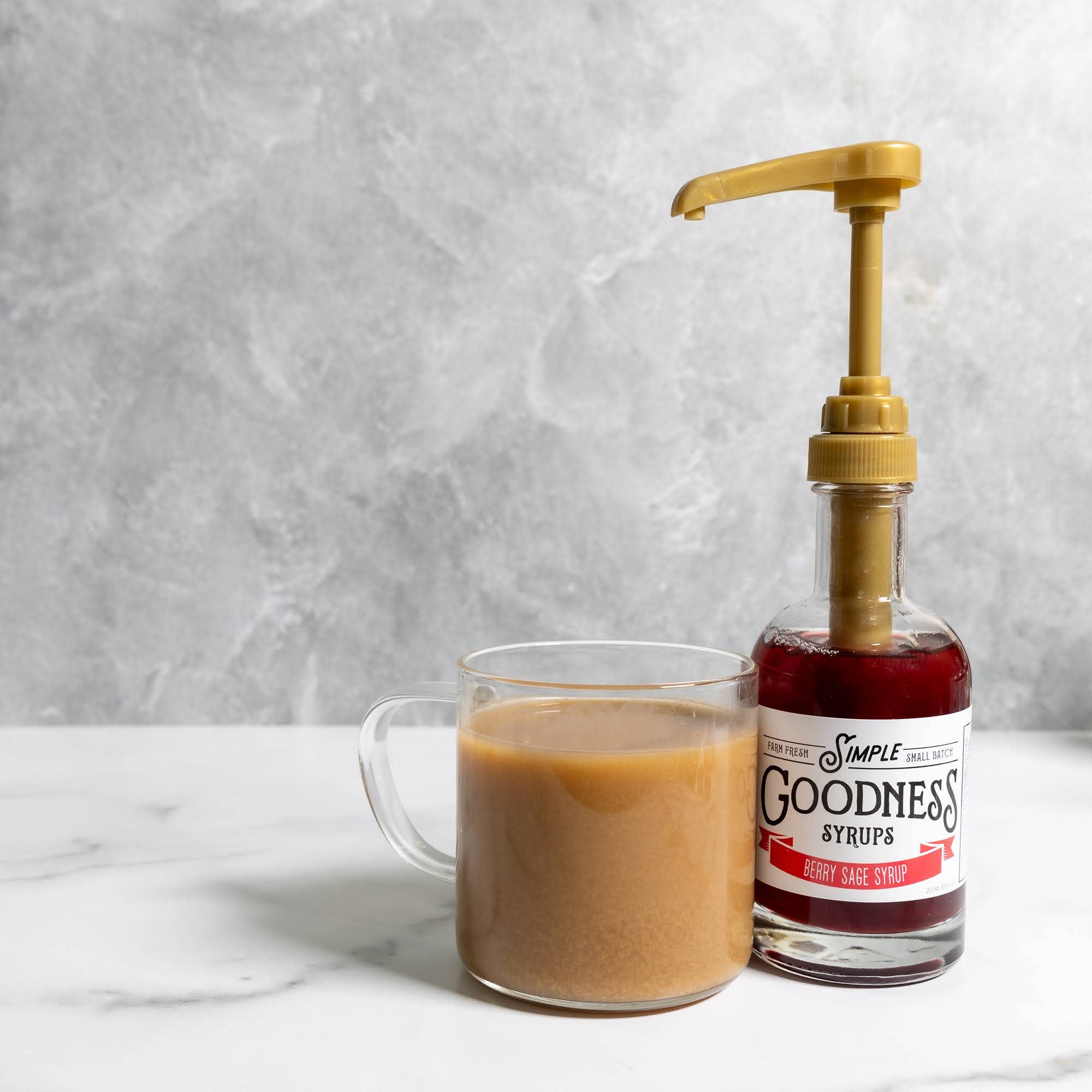 Simple Goodness Sisters - Wholesale Cocktail Mix/Syrup - Berry Sage Syrup2