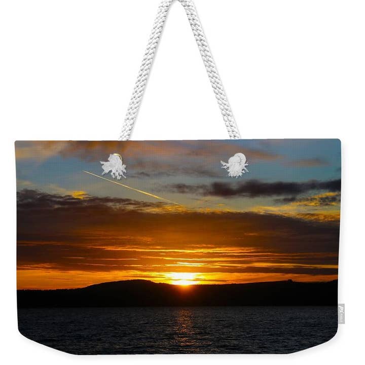 WEEKENDER BAG - WEEKENDER TOTE BAG „THE ORANGE SUN“ für den Großhandel von sorayadapuzzostore