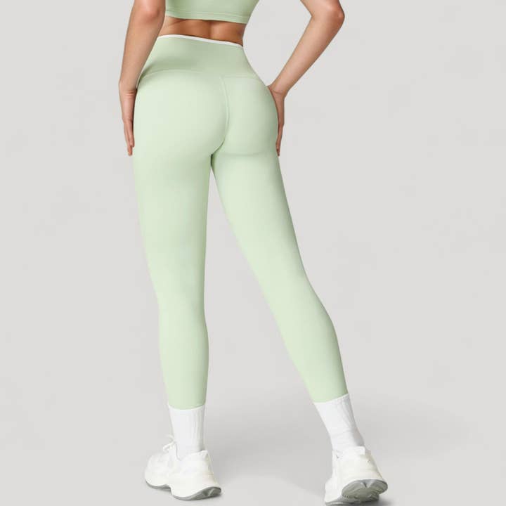 Active by Anna-Kaci - Wholesale Athletic/Lounge Leggings - Women's - High Waist Seamless Leggings with Tummy Control and Sculptin11