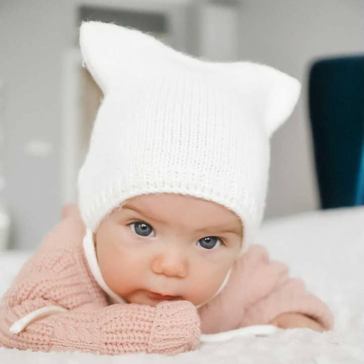 Ada Baby – wholesale Newborn/knit hat – Baby – Knit Baby Hat with Ears0