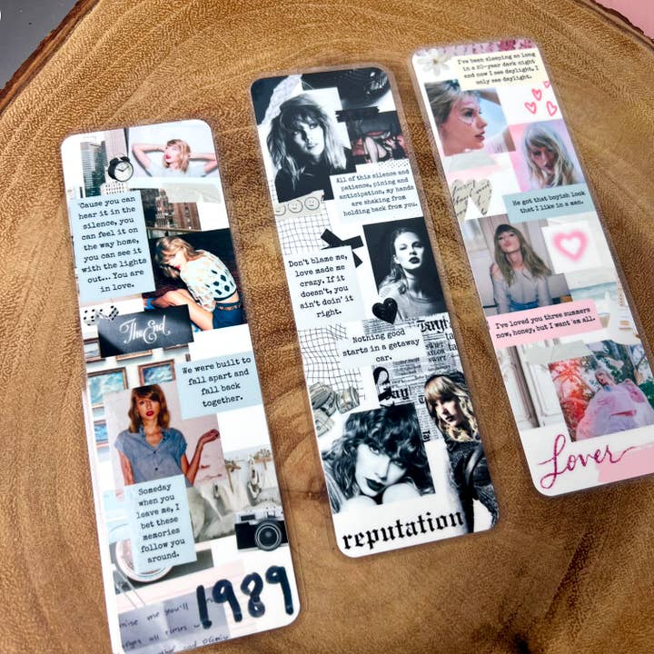 Cozy Reads Shop - Wholesale Bookmark - Eras Collage Bookmarks