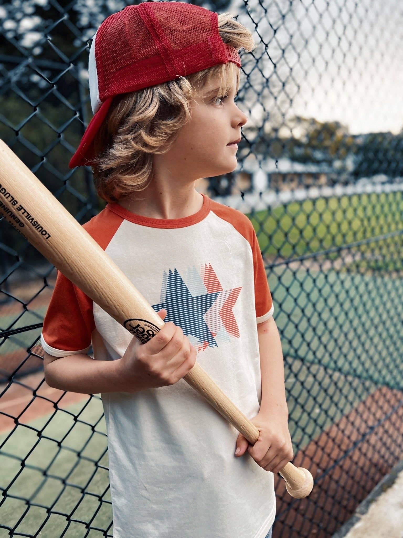 PLAYetc - Vendita all'ingrosso Maglietta serigrafata - Bambini - T-shirt Super Star Ringer - Crema2