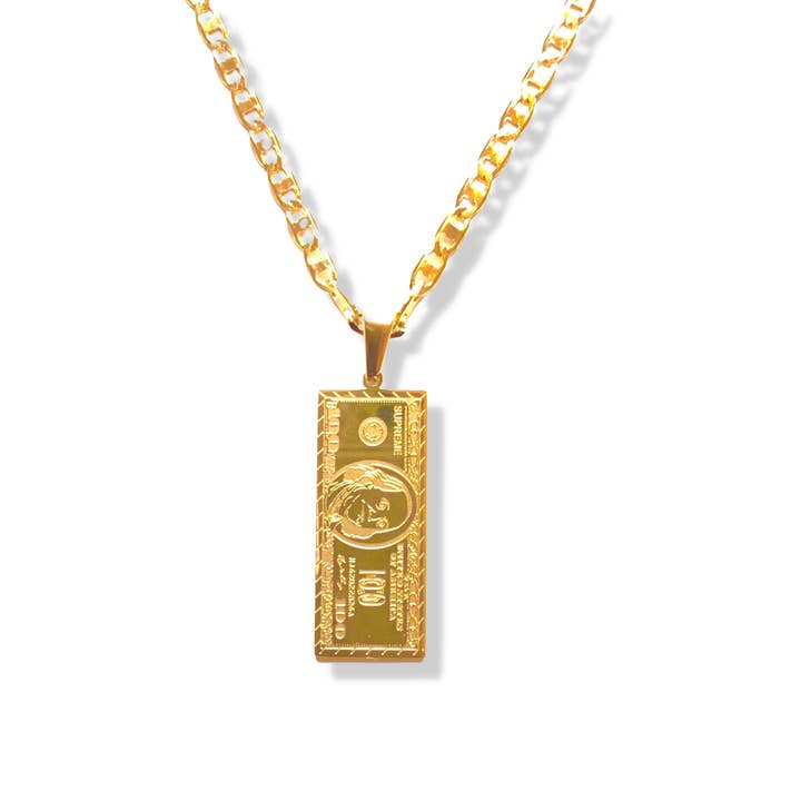 Money Manifestation Necklace for wholesale by Milli London