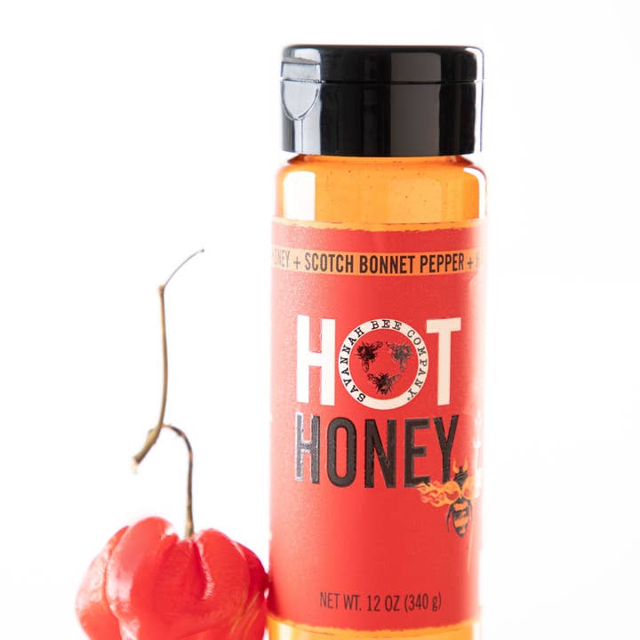 Savannah Bee Company - Wholesale Honey - Hot Honey - Plastic Squeeze Bottle - 12oz