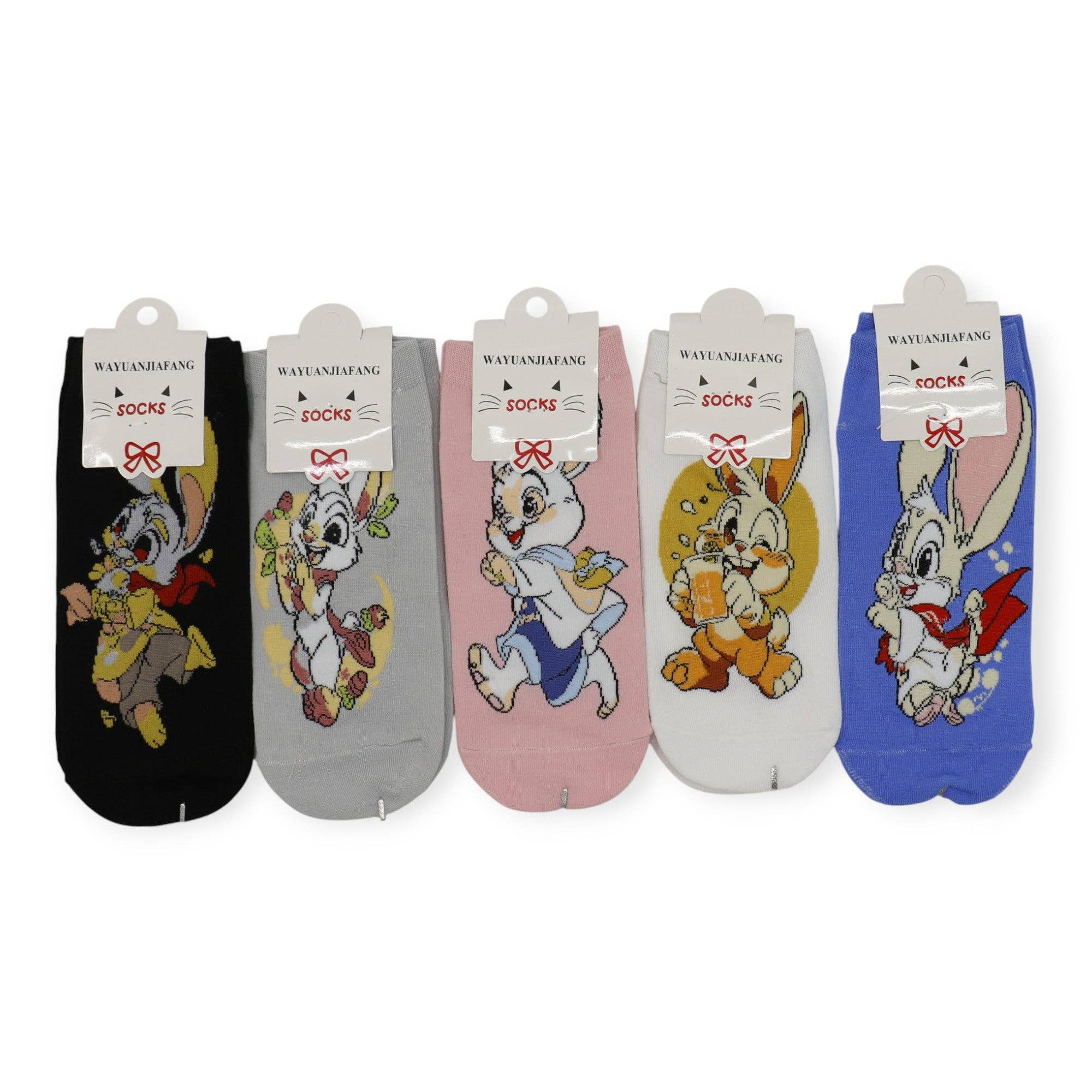 ASSORTED Women's Cute Rabbit Cartoon Socks SK4222-2 (12PC) for wholesale on Faire3