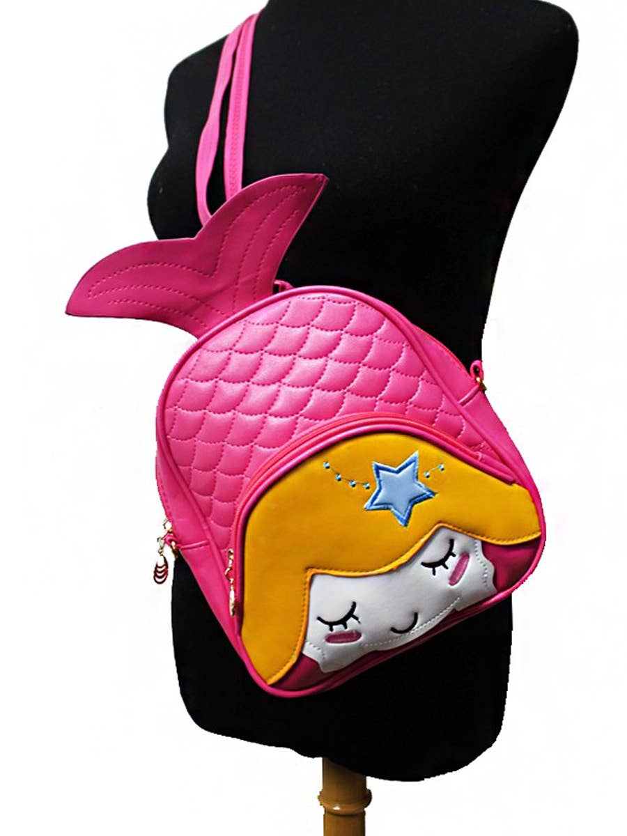 Cap Zone - Wholesale Backpack - Kids - Quilted Mini Mermaid Backpack2