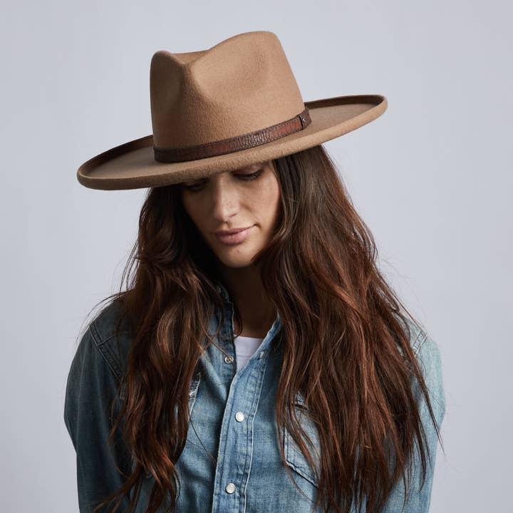 BARK Pencil Rim Wool Felt Hat - Style Hudson | Open Sizing 6 for wholesale on Faire