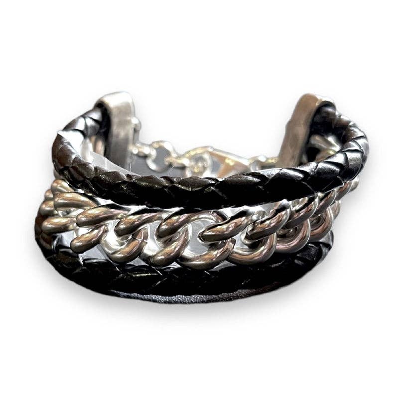 Gloria Mago - Wholesale Link & Chain Bracelet - Channel bracelet in silver0