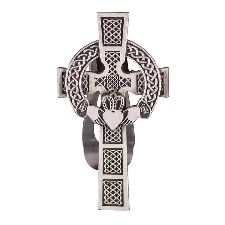 Abbey & CA Gift - Wholesale Visor - Unisex - Claddagh Celtic Cross Visor Clip