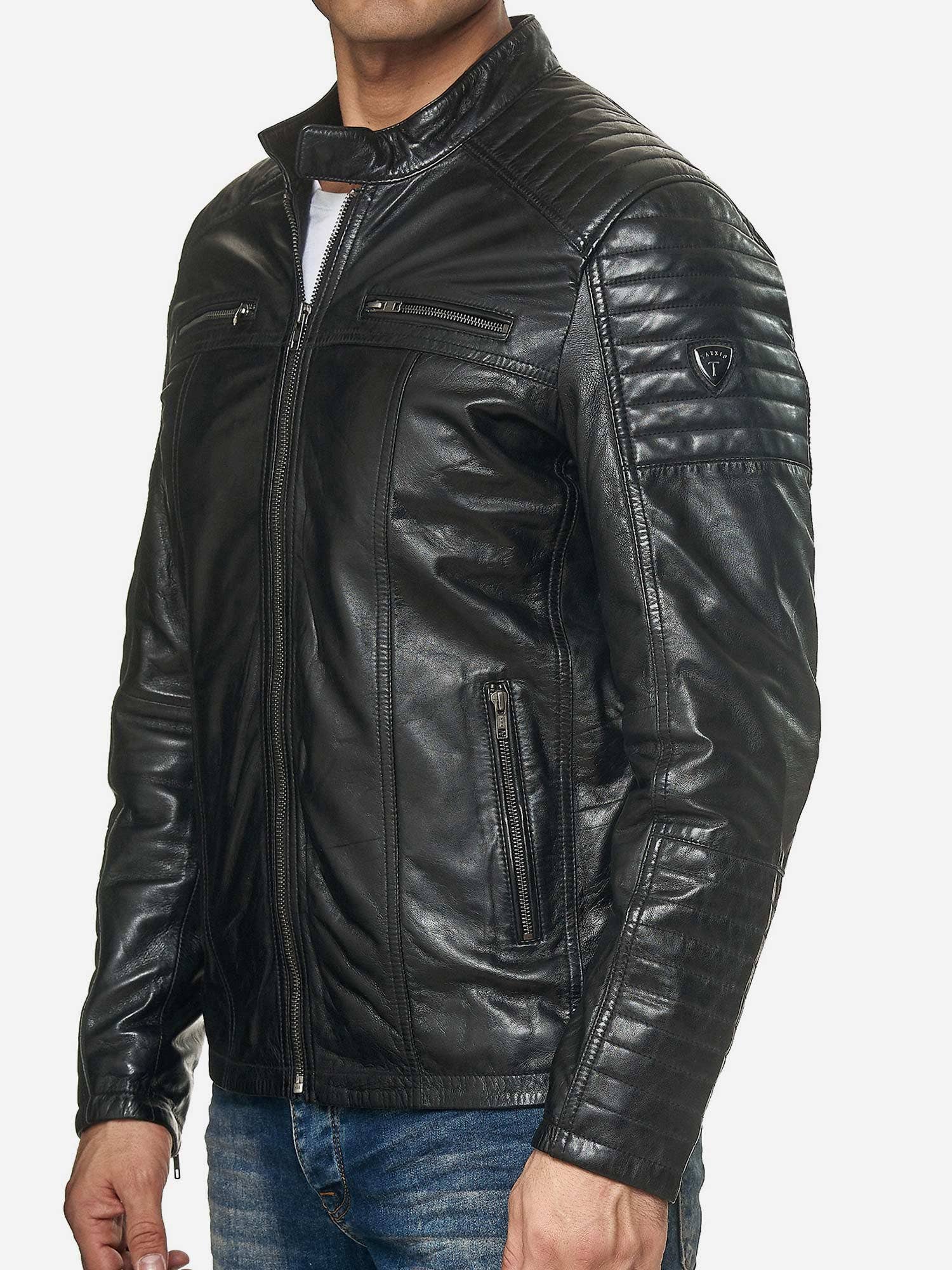 Tazzio – Großhandel Lederjacke – Herren – Tazzio Herren Jacke Lederjacke Biker Echtleder 1970928