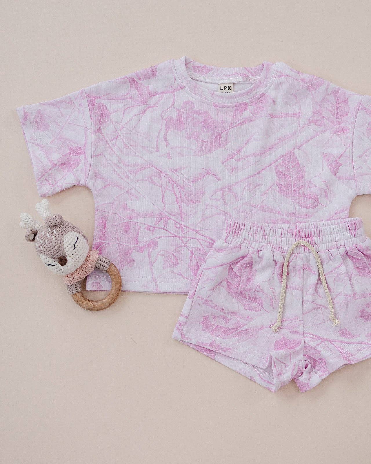Lucky Panda Kids - Wholesale Top & Short Set - Kids - Shorts Set | Pink Camo13