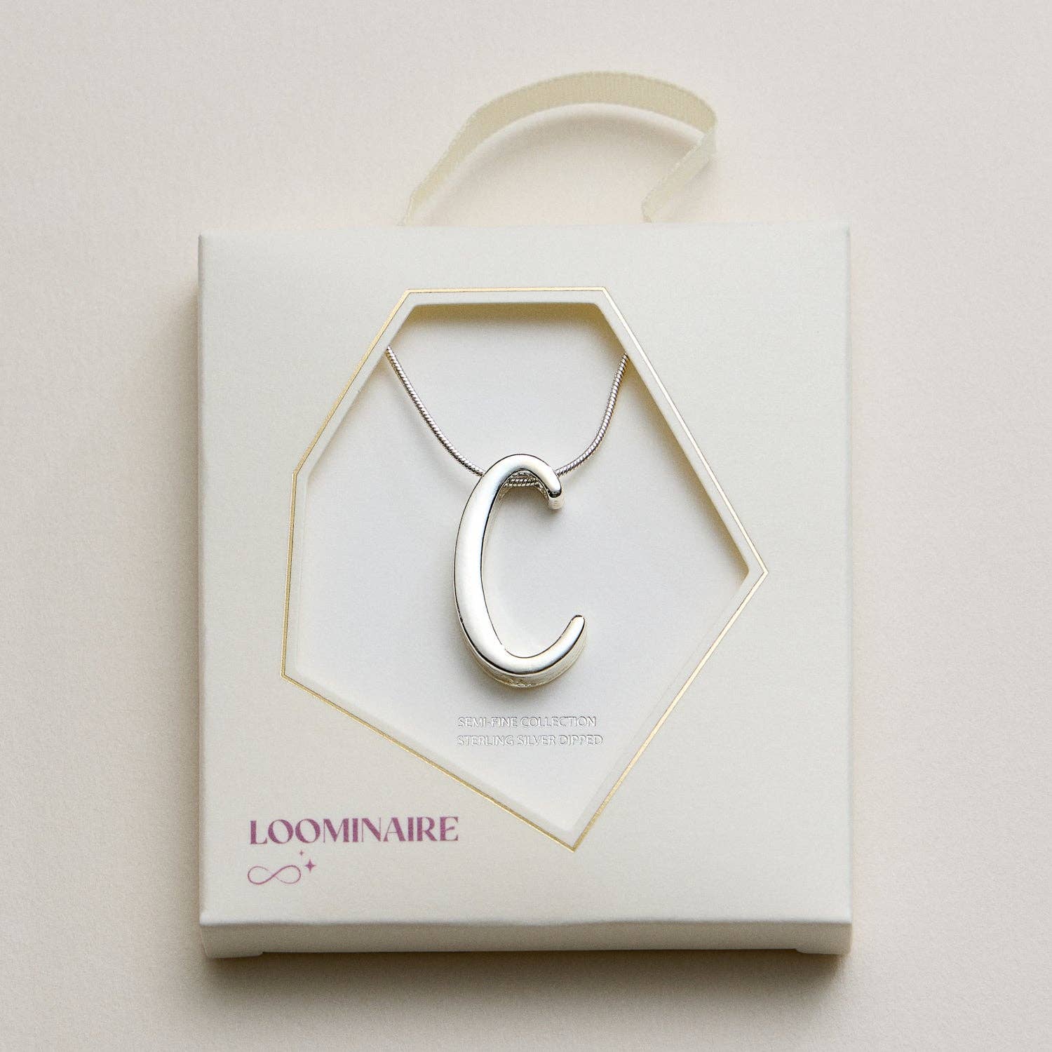 Frem - Wholesale Pendant/Charm Necklace - A Set of 16 Letters Gold Dipped Necklace – Gold & Silver Alphabet Charm Jewelry56