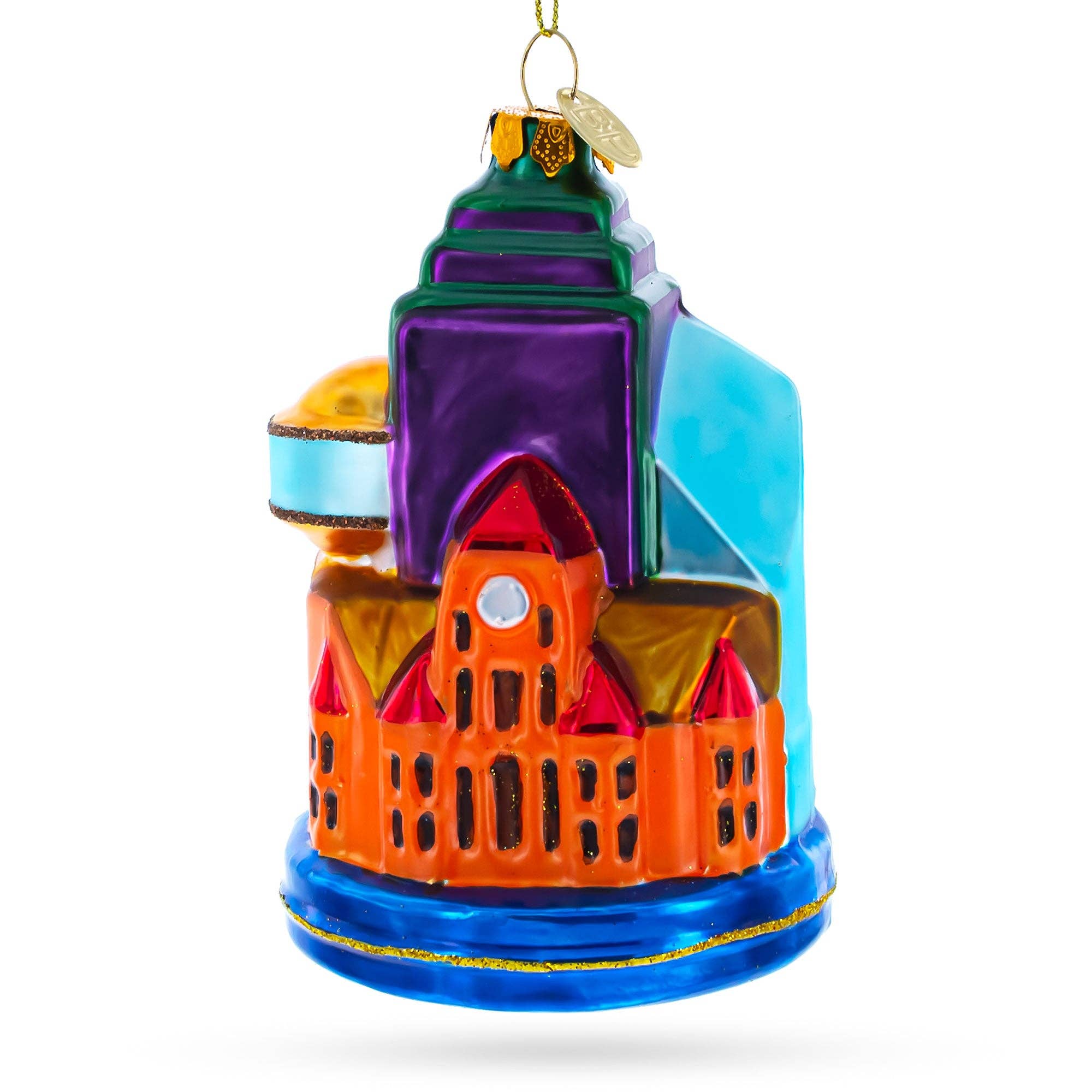 BestPysanky - Wholesale Ornament - Landmarks of Dallas, Texas Glass Ornament1