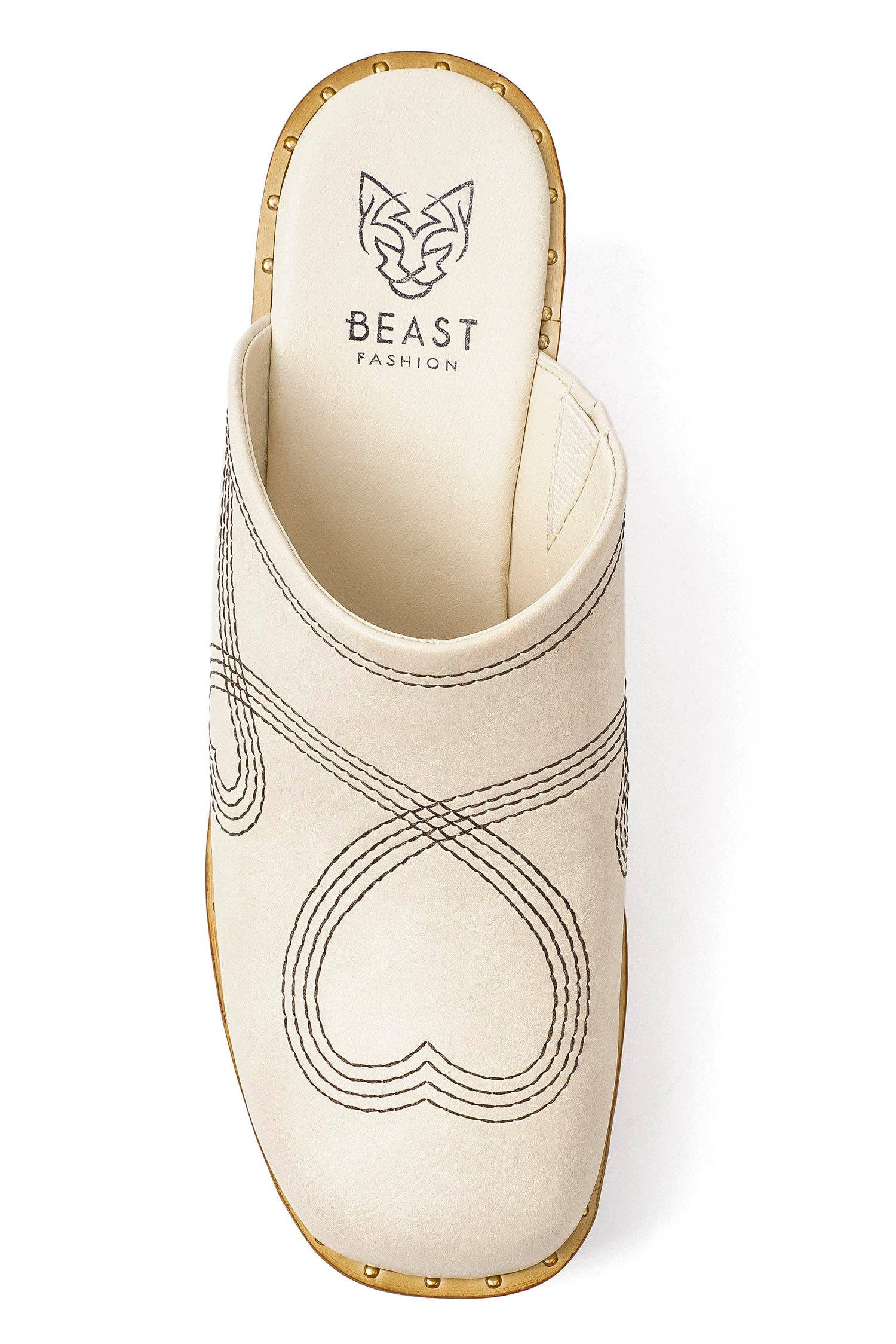 BEAST FASHION – Engroshandel Platform - Dame – PRESLEY-28 Retro Chic Træsplatform Træsko20