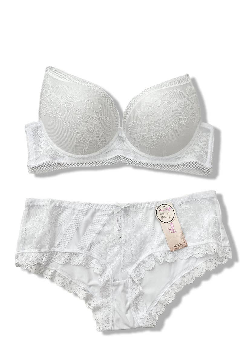 Belle Com'Elle - Wholesale Lingerie Set - Women's - C Cup Bra + Panty Set/AZ160073