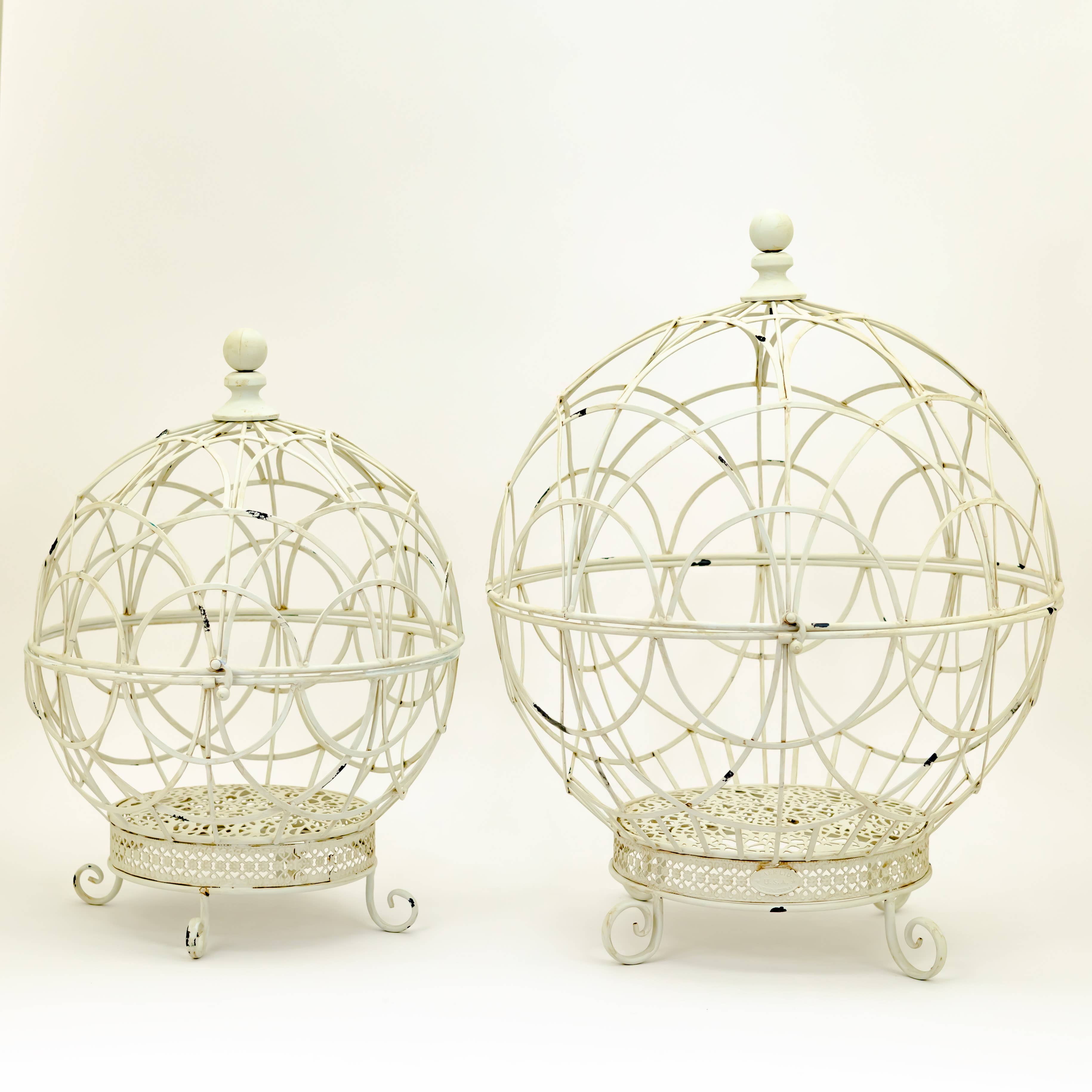 Zaer Ltd. International - Wholesale Plant Pot Stand - Iron Globe Plant Stands- 2 Sizes- 3 Color Options12