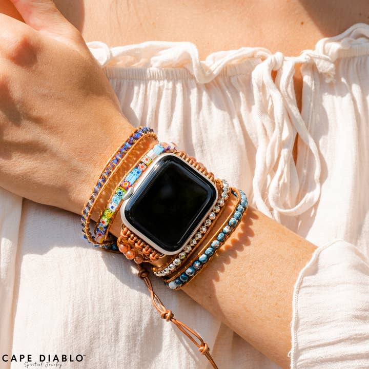 Cape Diablo - Wholesale Watch Band/Strap - Women's - Imperial Flower Apple Watch Strap