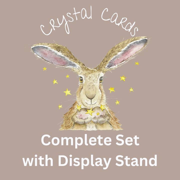 Set completo di biglietti e regali in cristallo con espositore per la vendita all'ingrosso da parte di Love Country