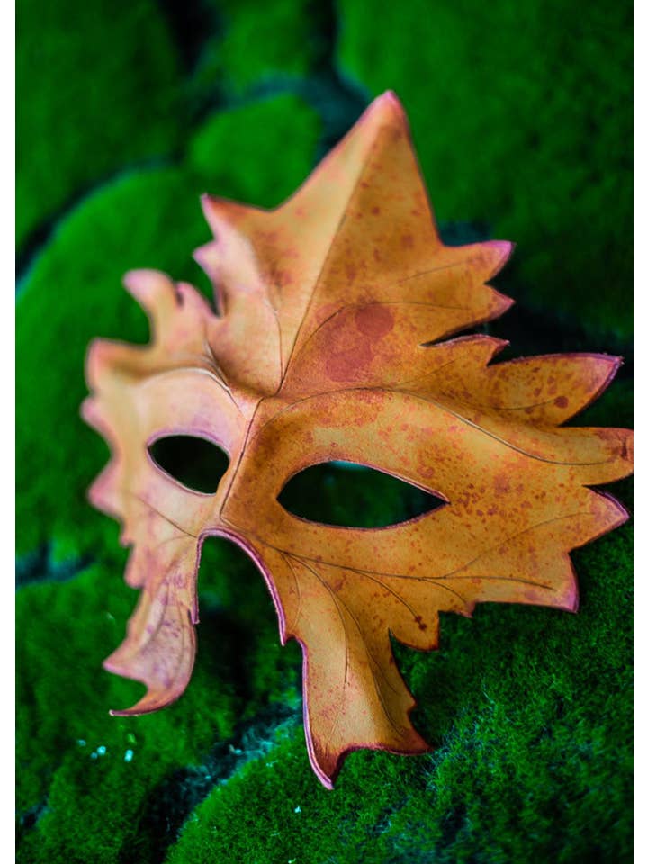 Costurero Real - Wholesale Costume – Women's - Yellow Leaf Maple Leather Druid Autumn Nature Forest1