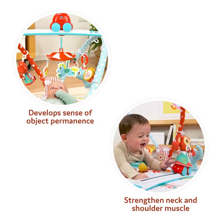 Yookidoo UK - Vendita all'ingrosso Tappetino da gioco - Bambini e neonati - Parco giochi Gymotion Circus4