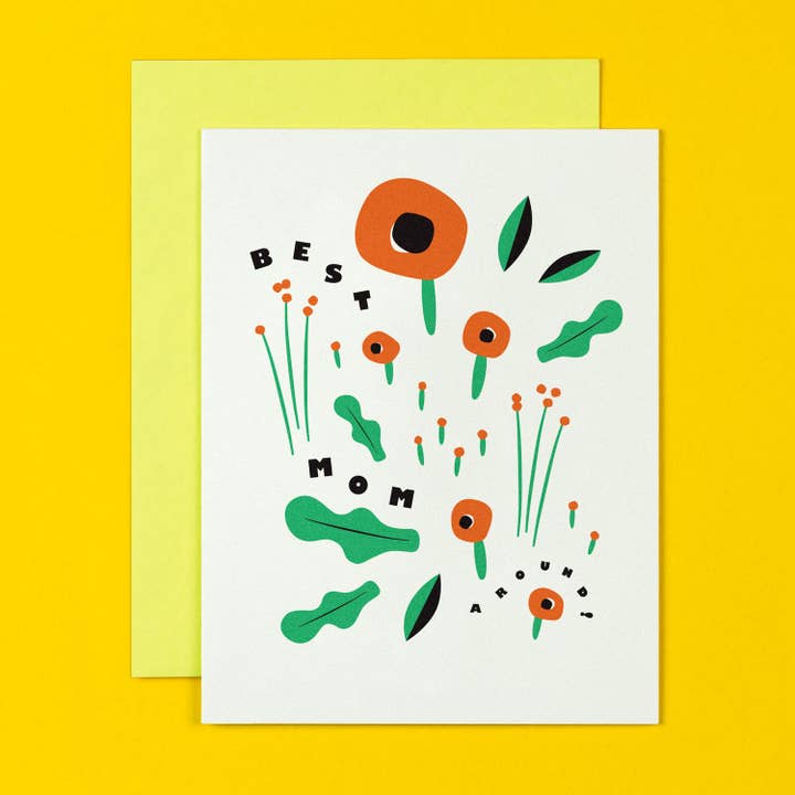 Best Mom Around Mother's Day Card for wholesale by My Darlin'