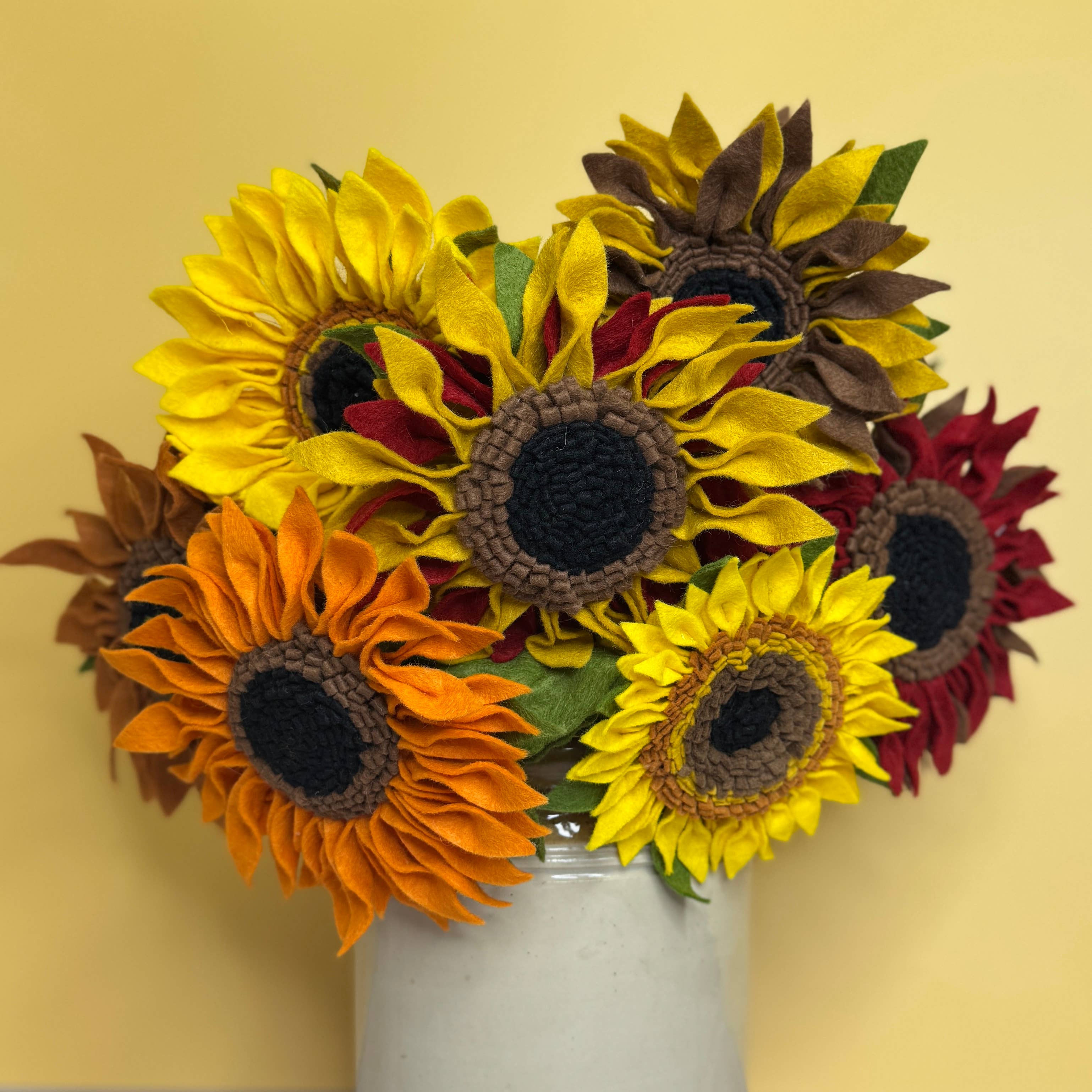 The Crafty Kit Company – wholesale DIY craft kit – Van Gogh's Felt Sunflowers Kit3