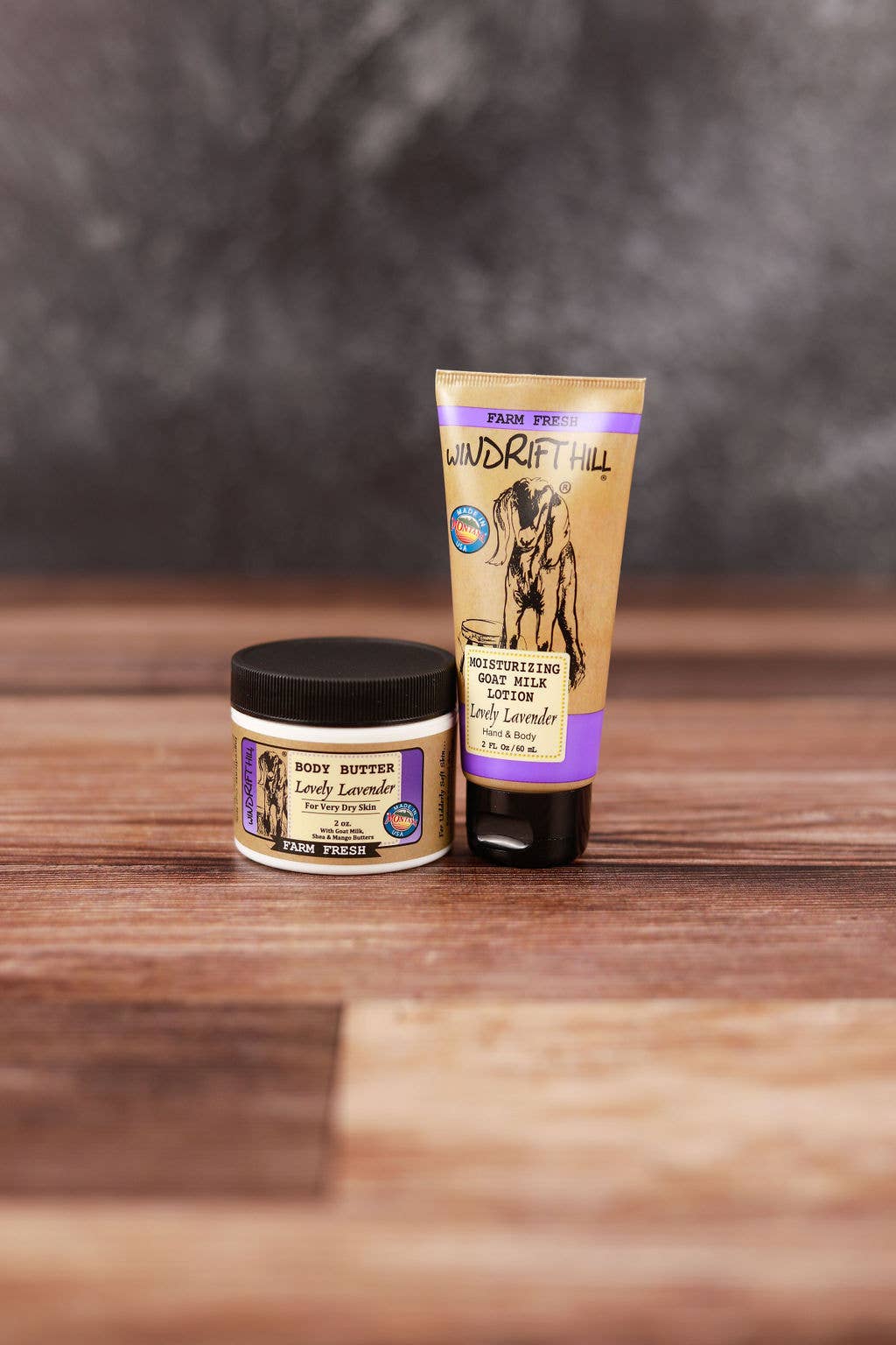 Windrift Hill Goat Milk Skincare - Wholesale Hand- en bodylotion - Lovely Lavender geitenmelklotion - Tube|6pack6