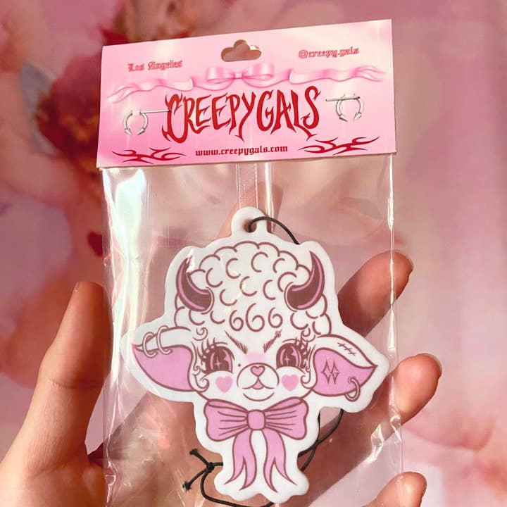 Lamby Air Rose Freshener for wholesale by Creepy Gals