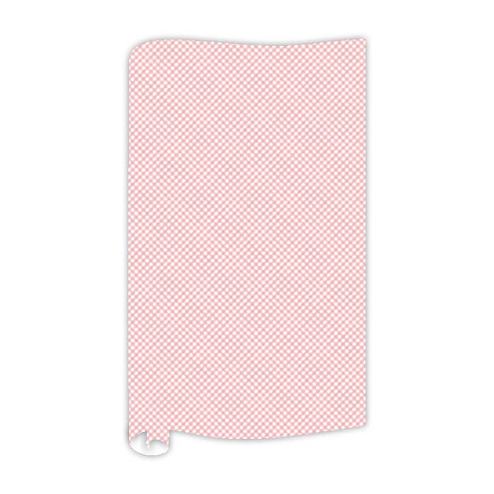Pink Gingham Wrapping Paper for wholesale by RosanneBeck Collections