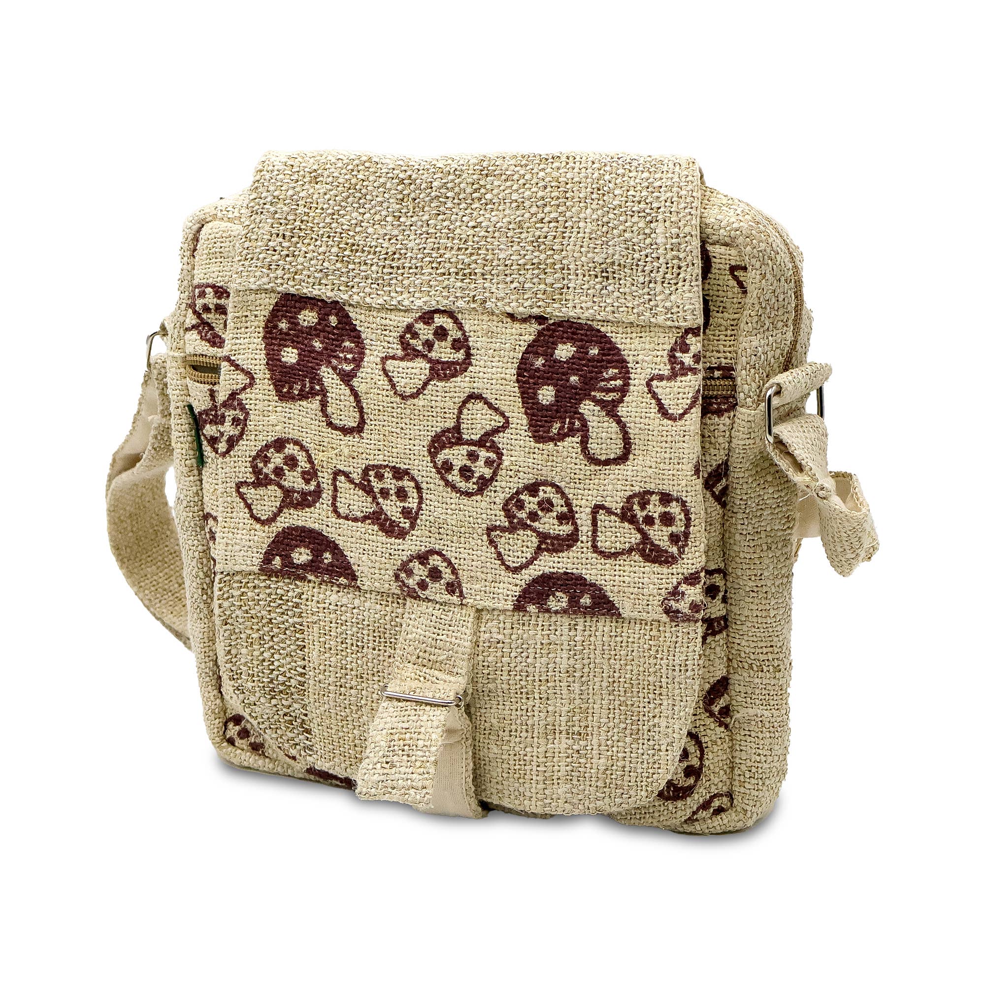 Fwosi - Wholesale Schouderbanden voor tas - Uniseks - Hennep bedrukte tassen zijn een geweldige milieuvriendelijke optie om te dragen.1