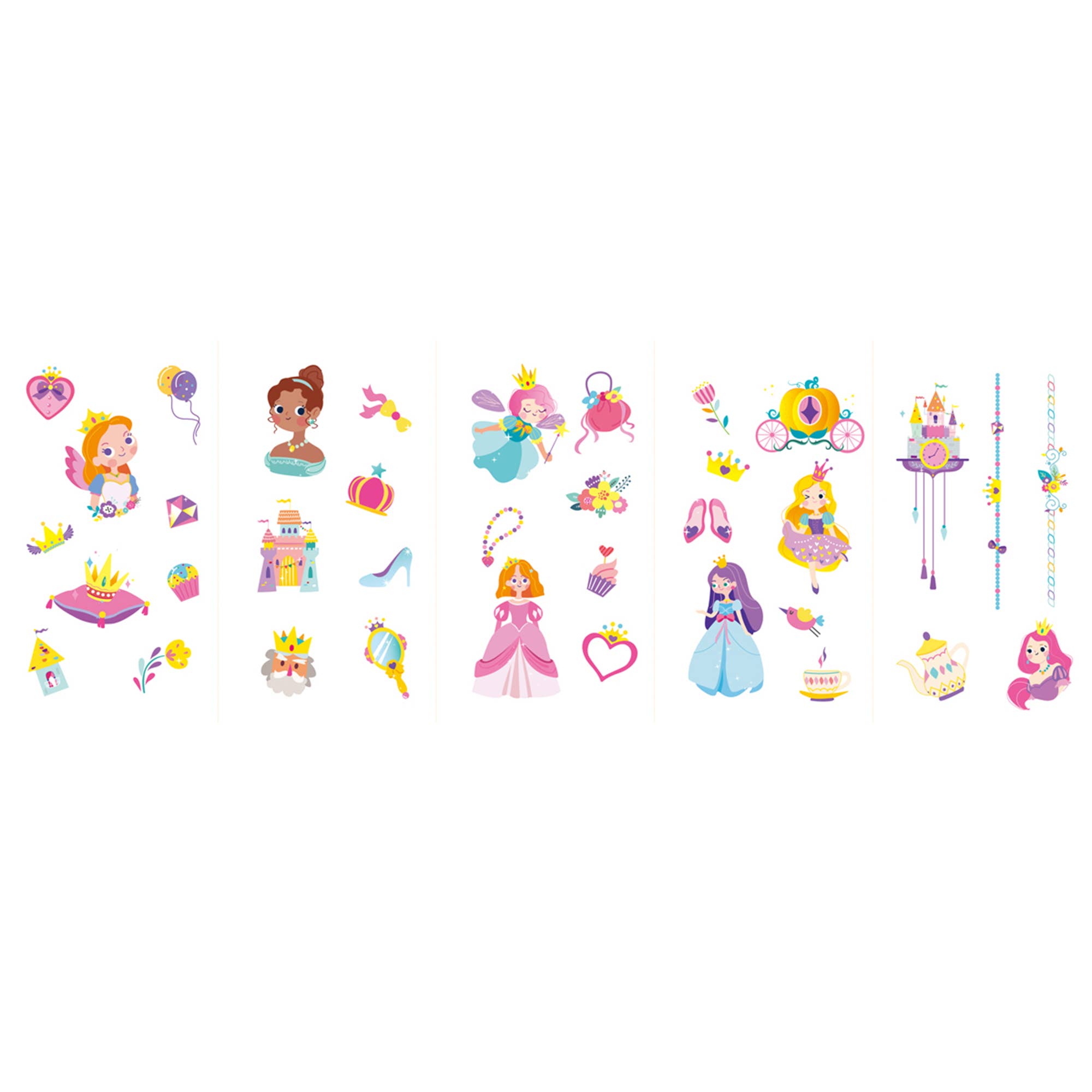 DAM - Wholesale Temporary Tattoo - Kids - Avenir - Nail Stickers And Tattoos PRINCESS1