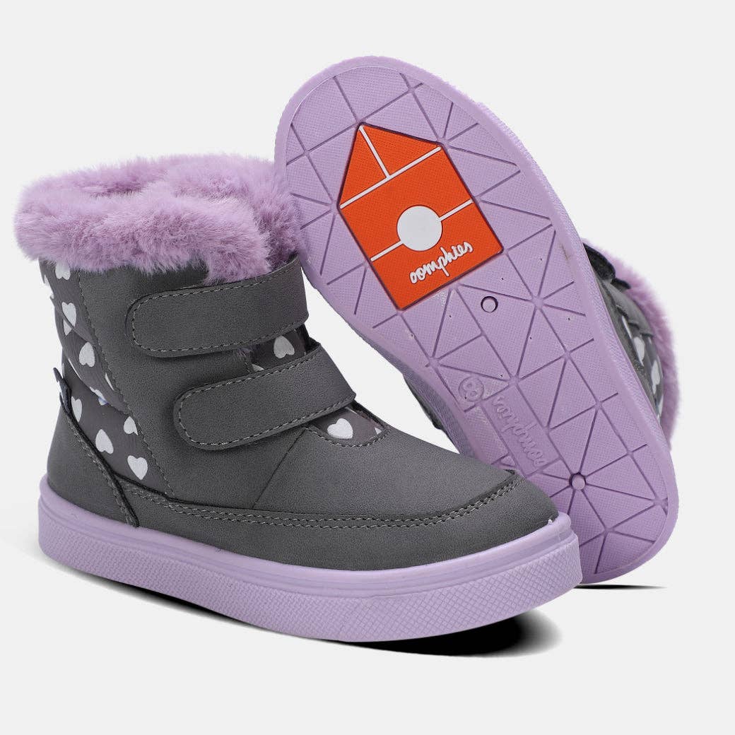 Oomphies – Botinhas - Crianças por atacado – Bota Charlie Girls com Fecho de Velcro20