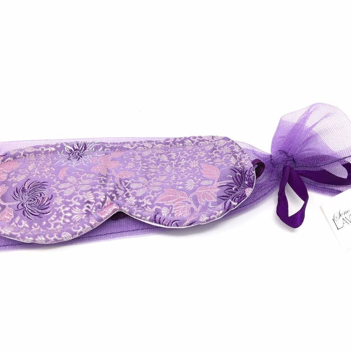 Sleep Mask - Lavender Chrysanthemum for wholesale by Sonoma Lavender