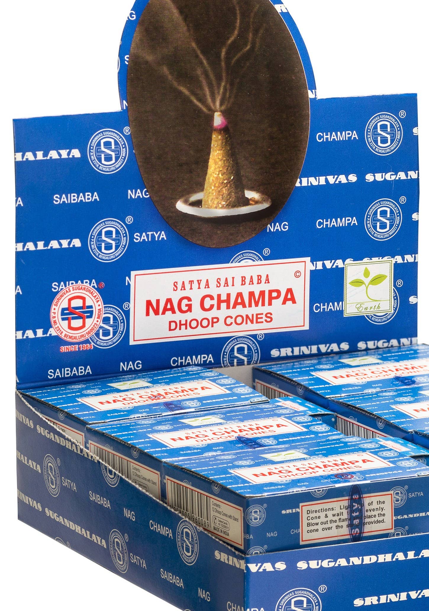 Namaste - Wholesale Incense - Original Satya Sai Baba Nag Champa Incense Dhoop Cones2