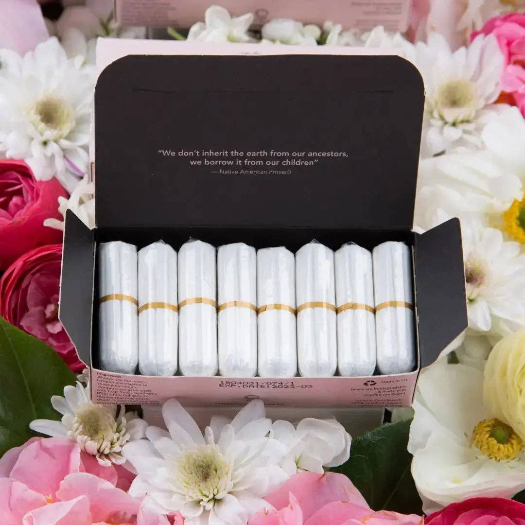 Crimson Organic – Großhandel Tampons – Großhandel – Reguläre Bio-Baumwolltampons (24 Schachteln)6