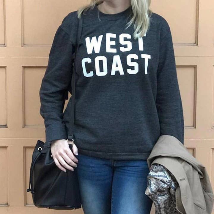 West Coast Unisex Crewneck Sweatshirt for wholesale by Fraser & Pine | Sweet Lavations