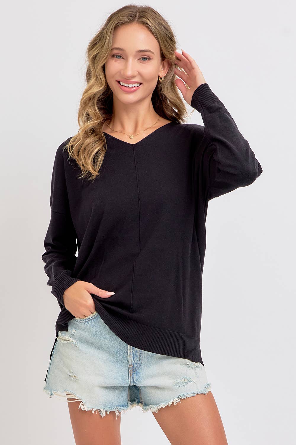 Sweet Lovely by Jen – wholesale Knitted jumper – Women′s – COZY KNIT  RELAXED  COMFY CASUAL  SWEATER50