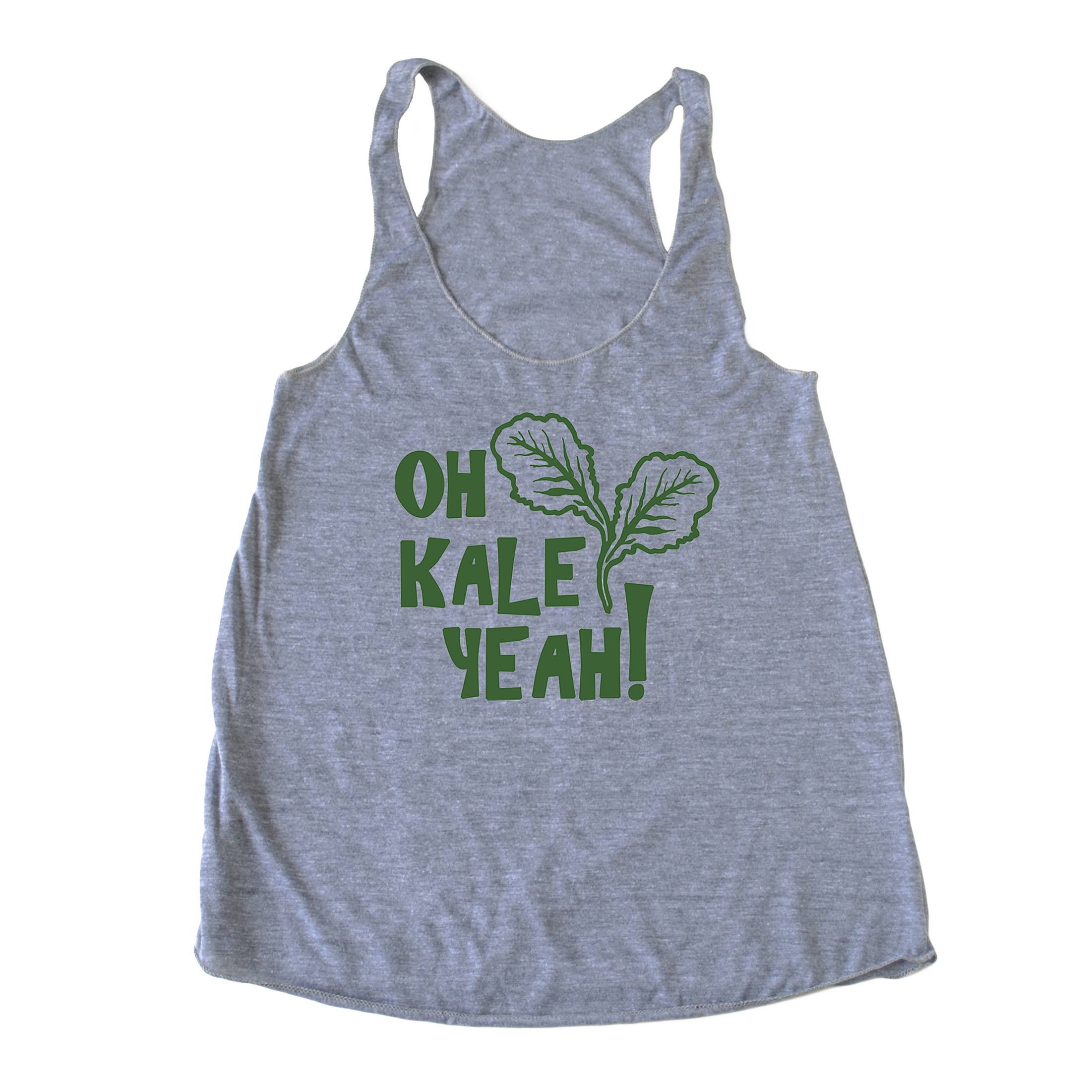 Bad Pickle Tees - Wholesale Tank Top - Women's - Oh Kale Yeah® Women's Tank Top | Green1