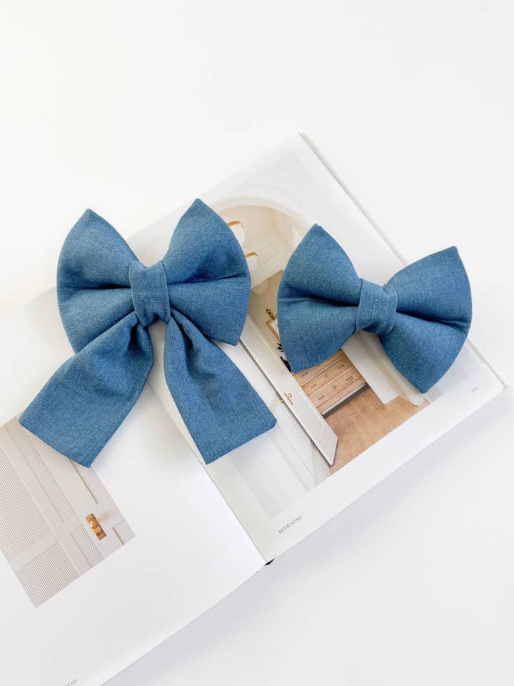 Archets en denim pour la vente par West Tailor