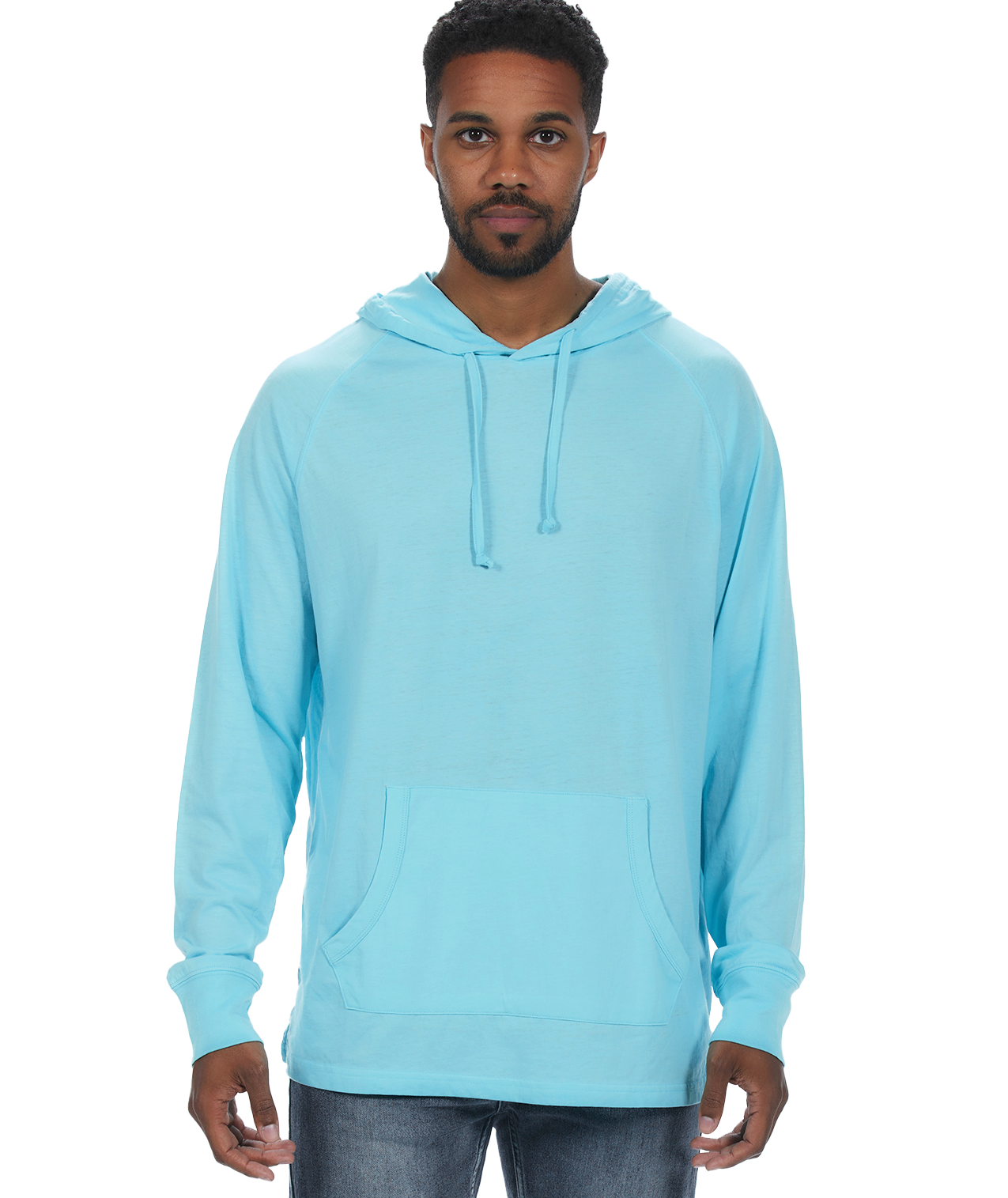 U.S. Apparel - Vente Sweat à capuche – femme - Chandail à capuchon unisexe en jersey - Light Garment Burnout Raglan29