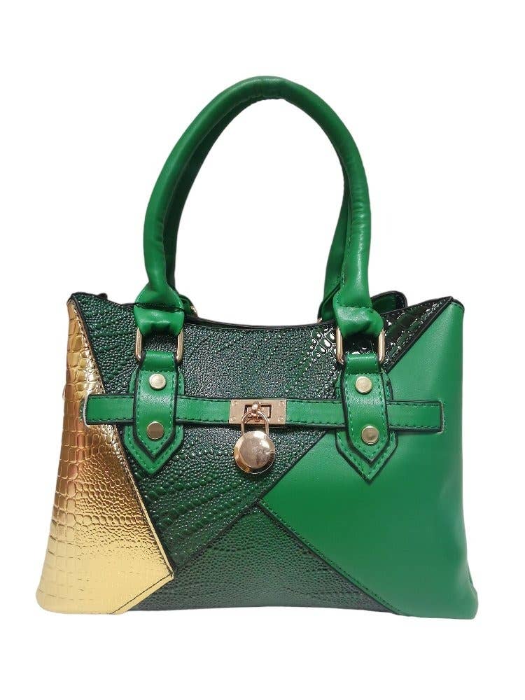 Superbia – wholesale Tote bag – Women's – Multi Colour Tote Bag with Padlock Detail -JH0026
