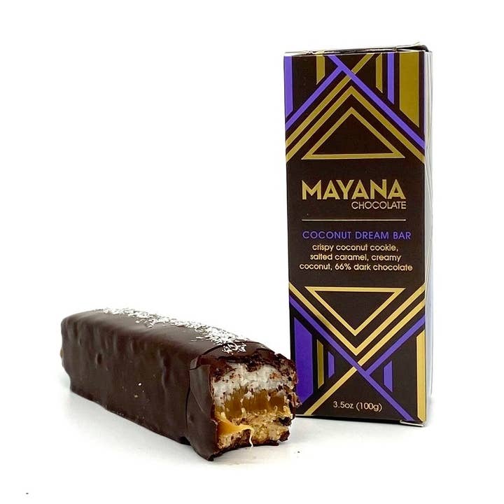 Coconut Dream Bar for wholesale by Mayana Chocolate