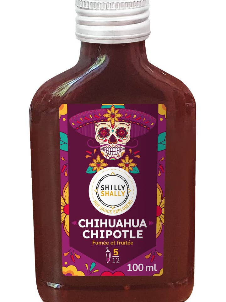 Sauce pimentée Chihuahua Chipotle - Force 5/12 - 100 ml pour la vente par Shilly Shally
