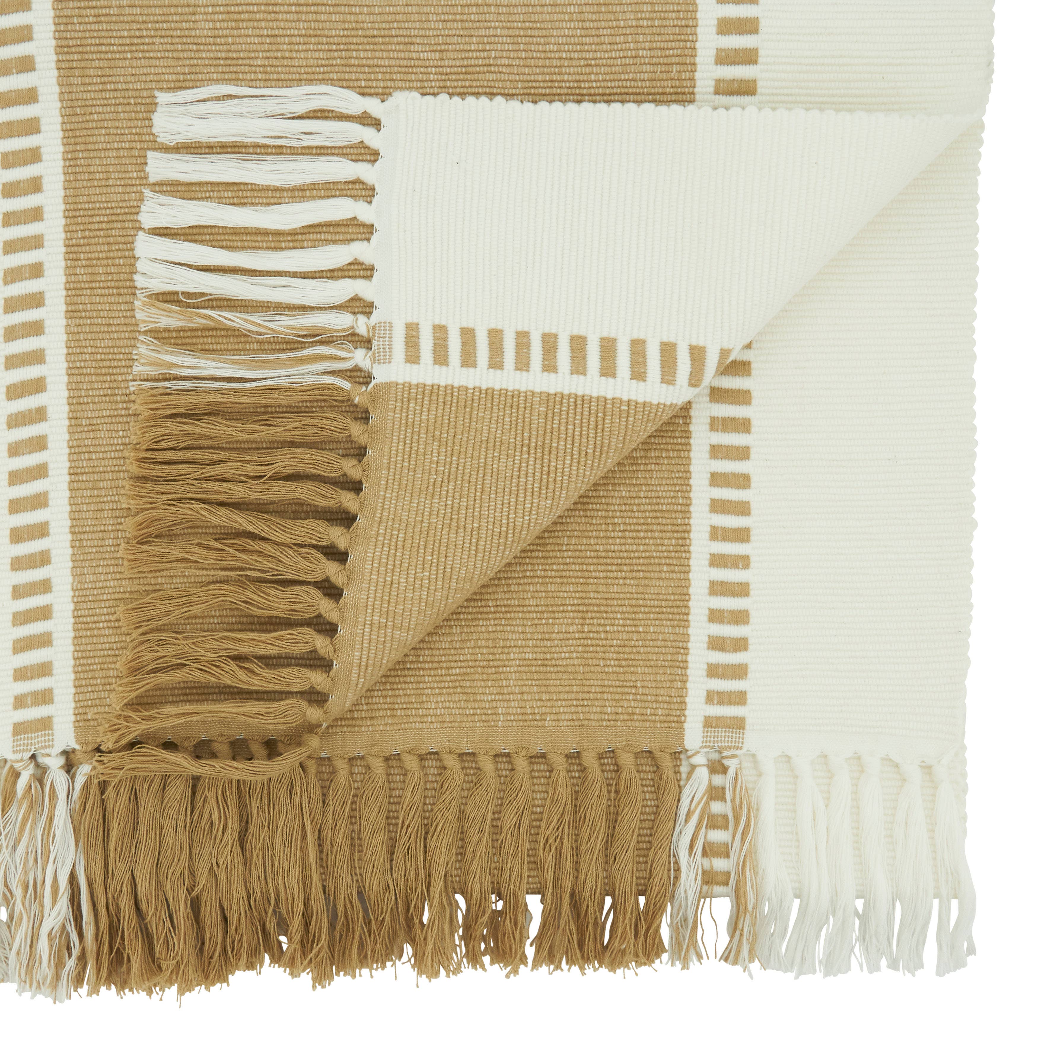 Saro Lifestyle - Wholesale Table Runner - Stripe Runner - Natural Look and Feel5